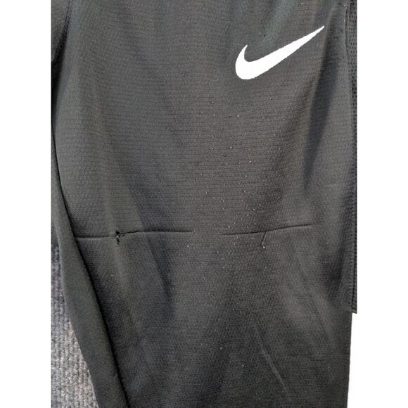 Nike Drifit Athletic Sweatpants Size M Black 14W 28.5 Inseam - Picture 10 of 12